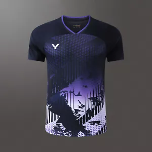 New Victor Men's Sports Tops Badminton Clothes table tennis T-Shirts - Picture 1 of 6