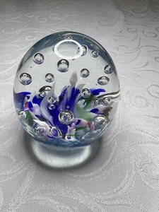 Gibson Art Glass Crystal Paperweight - Picture 1 of 9