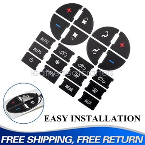 Vehicle Climate Control Button Stickers For 2007-2013 Chevy Avalanche Silverado - Picture 1 of 8