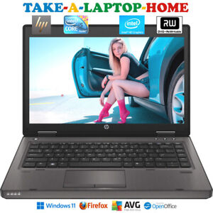 Cheap HP Laptop Windows11 Bronze Intel Core i5 3.1GHz Widescreen DVD-RW USB WiFi
