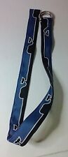 Vineyard Vines Whale Belt Womens Large D-Ring Woven Polyester Nautical Beach 32"