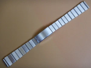 13 mm BRACELET YEMA NAVYGRAF ACIER BOUCLE DÉPLOYANTE STRAP N.O.S. 70 / 80 - Picture 1 of 11