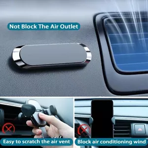 Universal Magnetic Car Mobile Phone Holder Dashboard Mount 360 Rotating - Picture 1 of 15
