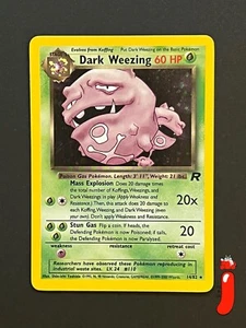 Dark Weezing Team Rocket Holo Rare Pokemon Karte Near Mint/LP Zustand - Bild 1 von 2
