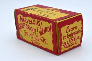 World Famous Super Magic Tricks and Puzzles Billiard Balls Vintage Advertising - Picture 1 of 4
