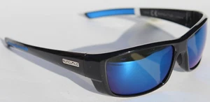SUNCLOUD Lock POLARIZED Sunglasses Black/Blue Mirror NEW Smith Sport - Picture 1 of 6