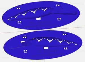 Berkley Flicker Minnow #9 Crankbait Lure Painting Stencil PBL-FM9-015 - Picture 1 of 1