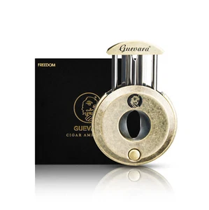 Tijeras de cigarros de metal cortador de cigarros de acero inoxidable corte en V bolsillo de guillotina afilado - Imagen 1 de 7