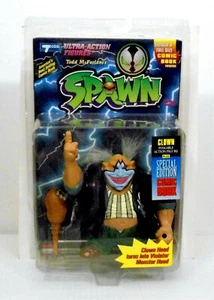 Figura de acción posable de payaso Spawn de Todd Toys más cómic edición especial 1994 - Imagen 1 de 7
