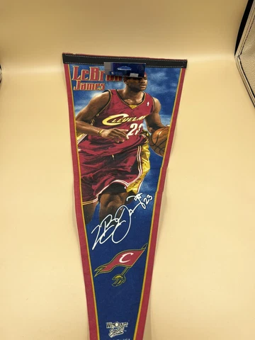 LeBron James Cavs 29.5” Pennant Gund Arena Exclusive Design #2004NBA Very RARE! Cover