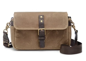 ONA "The Bowery" Field Tan Canvas Camera Bag - Handcrafted Premium Leather Bag - Picture 1 of 9