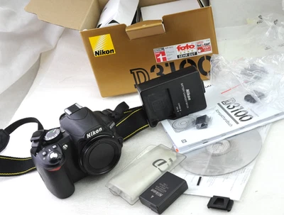 Nikon D3100 14.2MP DSLR Kamera, nur Body, Auslösungen /shutter count 8571 - Bild 1 von 4