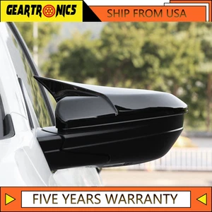 For Honda Civic OX Horn Glossy Black 2016-21 Rear View Mirror Cover Cap Trim US - Picture 1 of 12