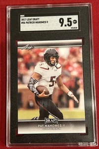 Leaf Draft 2017 - Patrick Mahomes II #56 (RC) SGC 9,5 (¡Gran inversión!) - Imagen 1 de 12