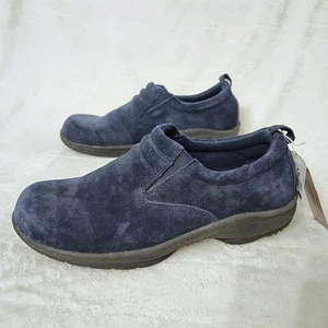 Route 66 Herren Sneaker Gr. 9W Blau Leder Wildleder Grob Bequem Schuhe Slipper - Bild 1 von 9