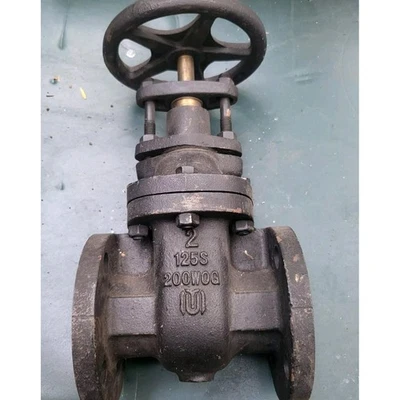 Milavac 2882M-IBBM 2" Iron Gate Valve 125S 200 WOG 125s C469 New Surplus - Image 1 of 4