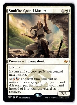 Soulfire Grandmaster NM* Fate Reforged ENGLISH 027/185 mtg -UnltdCards - Image 1 of 2