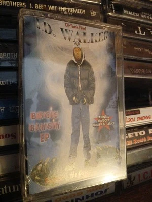 J.D. WALKER -BOGIS BANGIN'---1997 CHICAGO RAP w/ SNYPAZ, REAPER--RARE CASSETTE!! - Image 1 of 4