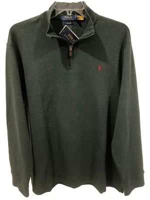 NUEVO CON ETIQUETAS POLO HOMBRE RALPH LAUREN TALLA MEDIANA CAMISA VERDE Foto 1 de 4