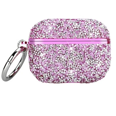 Funda Bling Diamond para Apple AirPods Pro 3ª generación 2025 cubierta de cuerpo completo a prueba de golpes Foto 1 de 4