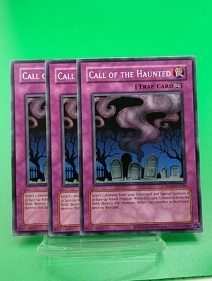 3x Call of the Haunted - RP02-EN006 - Common - Unlimited Edition LP YuGiOh!  - Image 1 of 2
