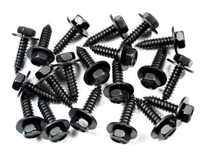 Toyota Truck Body Screws- M6.3 x 25mm- 10mm Hex- 17mm Washer- 20 screws- #168 - Image 1 of 4