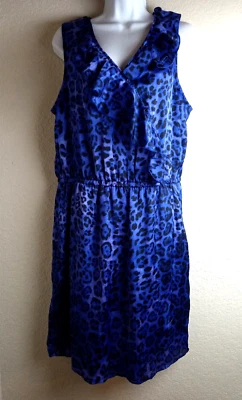 Belle Gray by Lisa Rinna animal print Dress purple Size M - Image 1 of 4