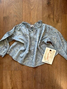 ~ Chic British Caramel Child Cotton Mix Blouse, Size 8 ~ - Picture 1 of 6
