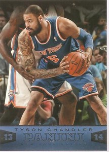 Tyson Chandler Panini 13-14 #39 New York Knicks Dallas Mavericks Chicago Bulls