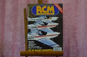 ANCIENNE REVUE RCM RADIO COMMANDE MODÉLISME AVION PLAN ENCARTE ROWENA PLANEUR F - Imagen 1 de 3