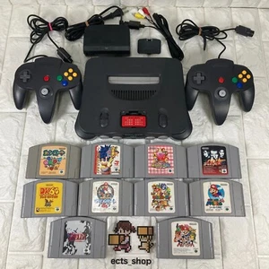 Nintendo N64 Console 2 Controller gemaes 10 Japan Region Free Expansion Pack #02 - Picture 1 of 9