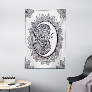 Zodiac Tapestry Boho Star Moon Mandala Print Wall Hanging Decor