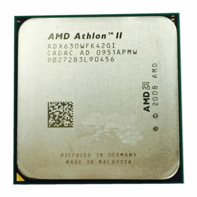 AMD Athlon II X4 630 2.8 GHz Quad-Core ADX630WFK42GI Socket AM3 Processor CPU - Photo 1/4