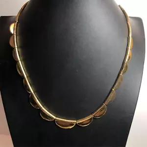 3929 Kate Spade New York half circle gold-tone Necklace 18-20" - Imagen 1 de 3