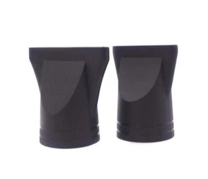 2PCS Black Plastic Salon Hair Dryer Nozzle Narrow Concentrator Portable Hair ... - Picture 1 of 9