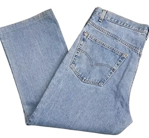 Vtg Levis 517 Jeans Men’s 40x30 Blue Denim Bootcut Stained Distressed READ USA - Picture 1 of 23