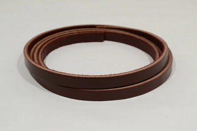 Tira de cuero - Borgoña Latigo - 1/2" - 10-11 oz - 1 pieza (E421) Foto 1 de 3