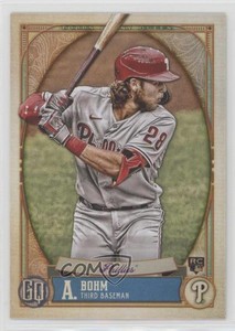 2021 Topps Gypsy Queen Team Script Font Swap Alec Bohm #57.1 Rookie RC