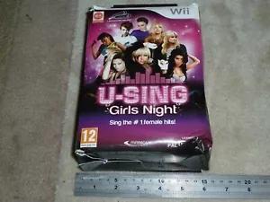 U-SING GIRLS NIGHT BOX SET NINTENDO WII BRAND NEW GAME 2 USB MICROPHONES KARAOKE - Picture 1 of 3