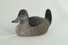 Wooden Ruddy Duck Hen Decoy 1986 (Signed & Dated)