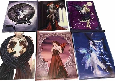 Lote de 10 tarjetas de felicitación gratuitas de árbol de obras de arte de hadas con sobres a juego Foto 1 de 4