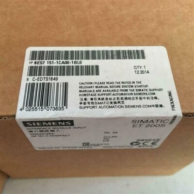 6ES7151-1CA00-1BL0 New Sealed Siemens Interface Module 6ES7 151-1CA00-1BL0 - Image 1 of 4