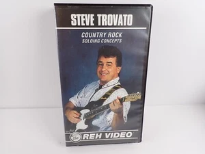 Country Rock Soloing Concepts Guitar Lesson Steve Trovato VHS Video Tape - Picture 1 of 10
