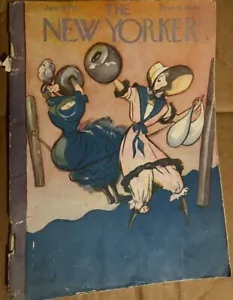 1927 New Yorker Magazine Peter Arno Cover – June 18 – Loose Cover - Complete - Picture 1 of 6