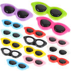 50pcs Colorful Mini Sunglasses Resin Charms for DIY Crafts and Jewelry Making