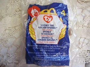 1999 MCDONALDS TY SPUNKY THE COCKER SPANIEL COLECCIONABLE VINTAGE NUEVO EN PAQUETE NUEVO L@@K - Imagen 1 de 3