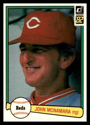 1982 Donruss John McNamara #526 Cincinnati Reds - Image 1 of 2