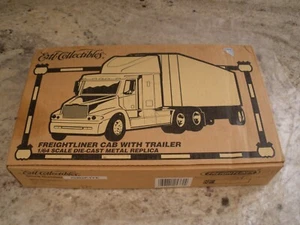 NEW ERTL COLLECTIBLES FREIGHTLINER CAB WITH TRAILER IN BOX FFE TRANSPORTATION - Picture 1 of 4