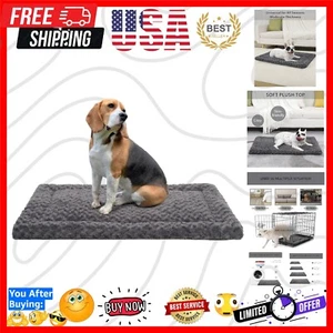 Reversible Washable Dog Bed Mat 35"x22" - Cozy, Quick-Dry Comfort for All Dogs - Picture 1 of 8