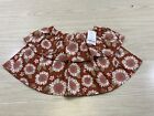 Carter's Sunflower Linen Skirt, Toddler Girl's Size 3T, Brown NEW MSRP $26